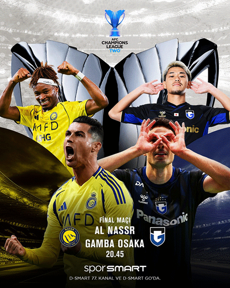 Ronaldo final için sahaya çıkıyor Al Nassr - Gamba Osaka maçı Spor Smartta