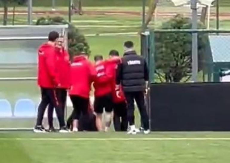A Milli Takımda Kerem Aktürkoğlu şoku Antrenmanı yarıda bırakmak zorunda kaldı