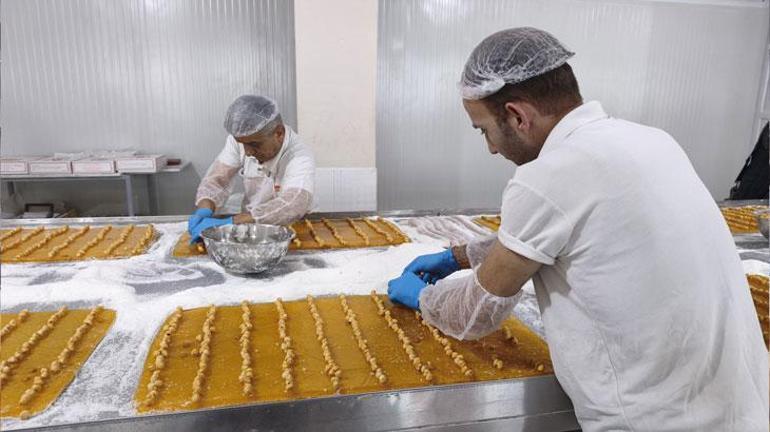Safranboluda lokum üreticileri bayram mesaisinde