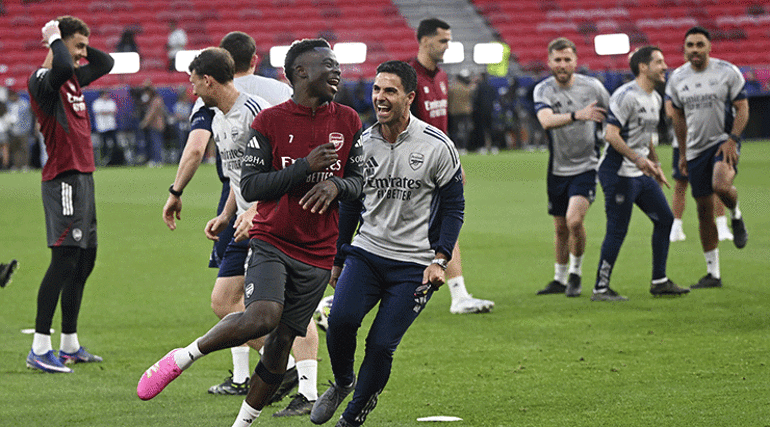 Arsenal, Şampiyonlar Ligi finali öncesi hazırlıklarını tamamladı