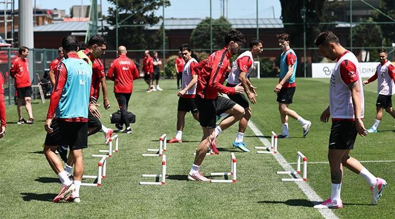 Milli Takım, Kuzey Makedonya maçı hazırlıklarını sürdürdü