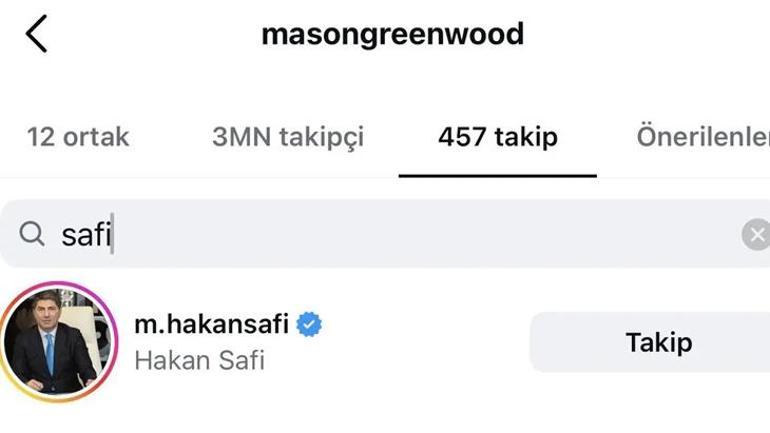 Hakan Safi, Mason Greenwoodu açıkladı ‘İki kat prim vereceğim’