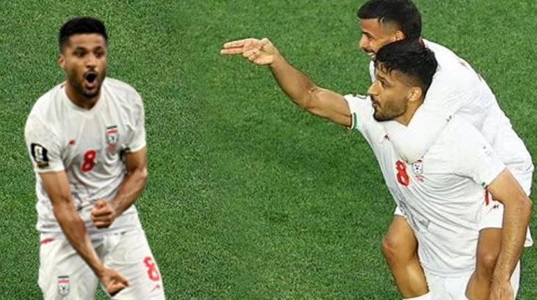 Dünya Kupasında İranlı yıldız Mohebi’nin silah işaretli gol sevinci olay oldu Hemen uçağa binip dönmemizi istediler