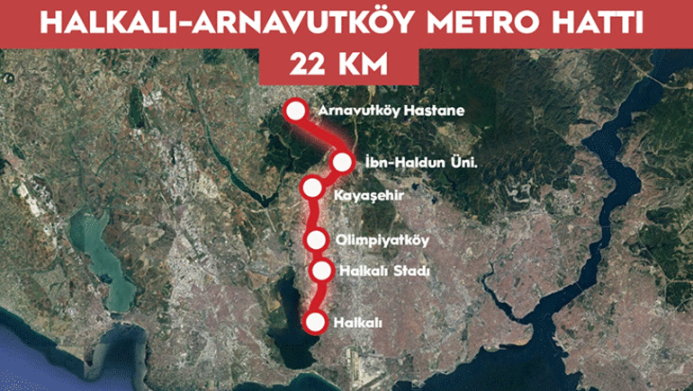 Son dakika... Halkalı-Arnavutköy metro hattı açılış tarihi belli oldu