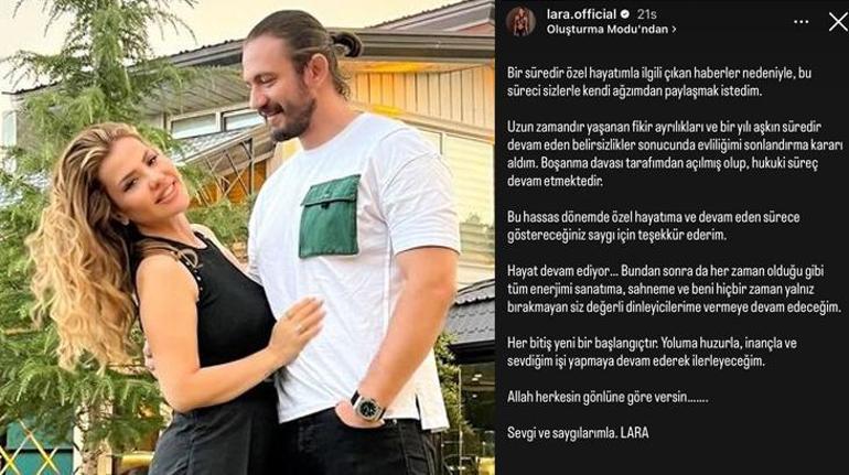 3 Yıllık Evlilik Sona Erdi! Lara'dan Boşanma Açıklaması 1 6a316868a57e6b46f24b784d