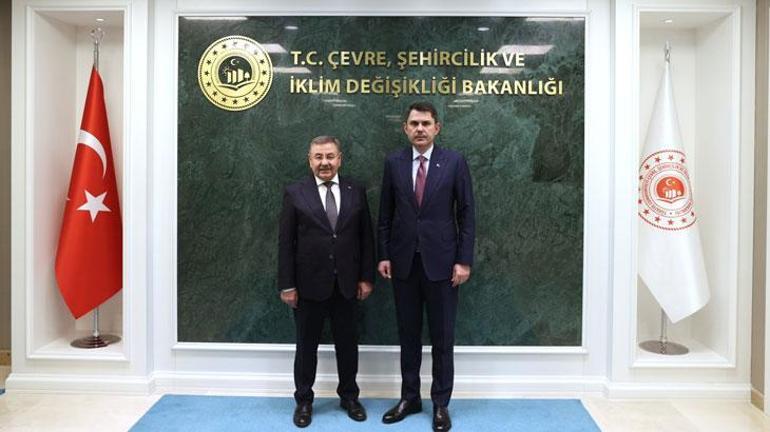 Bakan Kurum, Haymana ve Gölbaşı belediye başkanlarını kabul etti