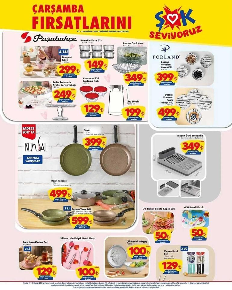 BU HAFTAKİ ŞOK AKTÜEL KATALOĞU 20-23 HAZİRAN | ŞOK 20-23 Haziran aktüel kataloğunda hangi ürünle satışa sunuldu Polo Yaka Tişört, Klima, Led Monitör, 6+1 Pasta Servis Seti, Ayaklı Kek Tabağı
