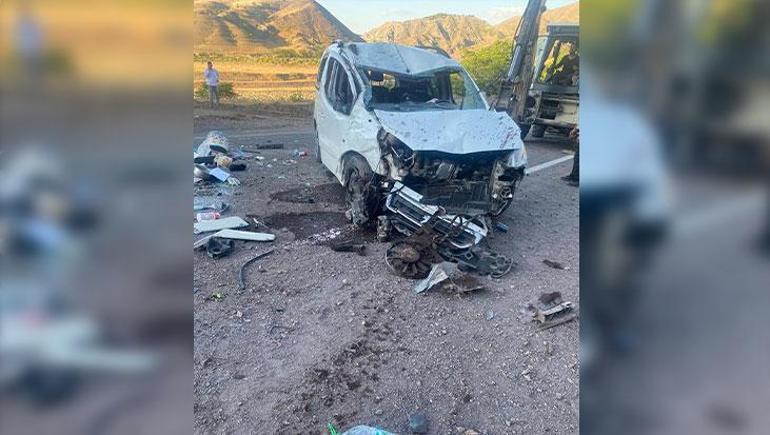 Elazığ'da korkunç kaza! Kontrolden çıkan araç takla attı: 5 yaralı
