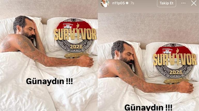 Survivor 2026 şampiyonu Nobre oldu İşte kupasıyla ilk pozu