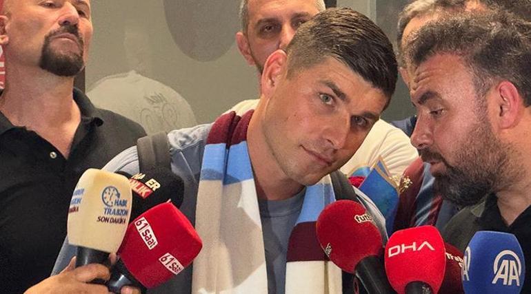 Trabzonsporun yeni transferi Malinovskyi Trabzona geldi