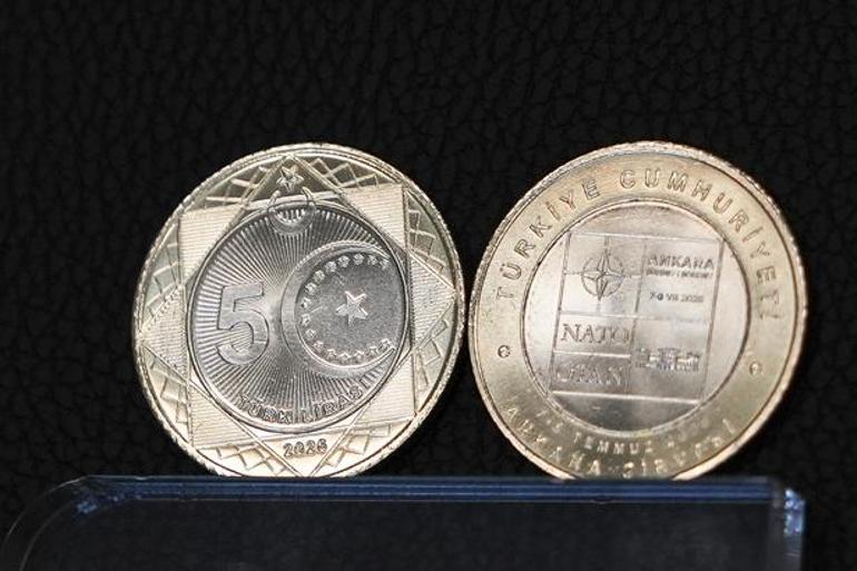 Darphaneden NATO Zirvesi için özel 5 TL tedavüle giriyor