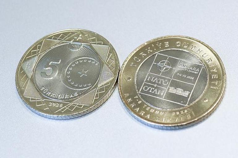 Darphaneden NATO Zirvesi için özel 5 TL tedavüle giriyor