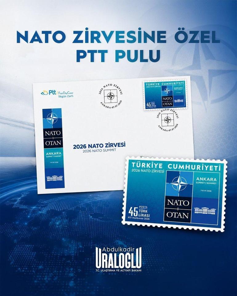 PTTden 2026 NATO zirvesi için özel pul