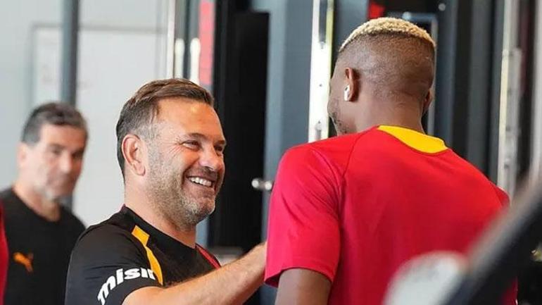 Galatasaray, yeni sezon hazırlıklarına devam etti Osimhen de idmanda yer aldı