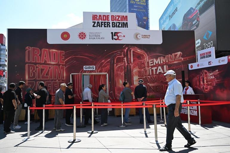İrade Bizim, Zafer Bizim dijital zaman tüneli ziyarete açıldı