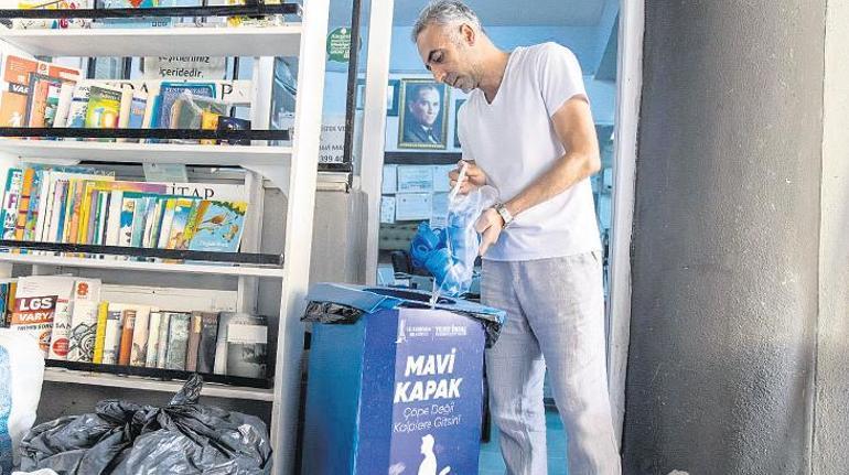 Dayanışma mavi kapaklarla büyüyor