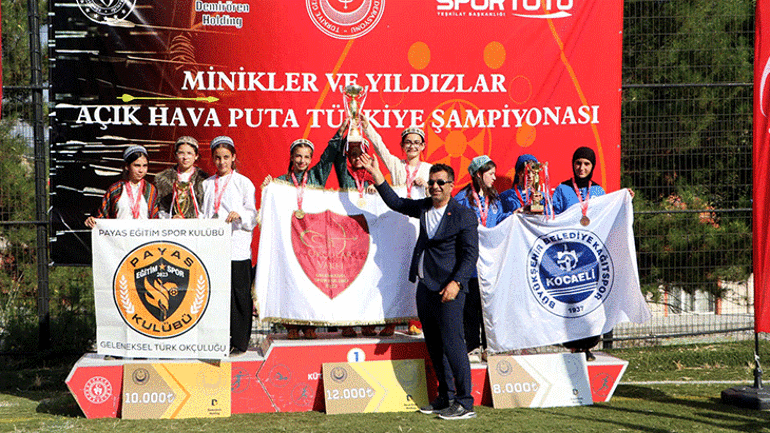 Kütahyada Açık Hava Puta Türkiye Şampiyonasında madalyalar dağıtıldı