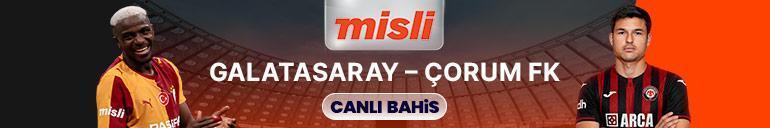 Galatasaray, Çorum FKyı ağırlıyor Maçın heyecanı Mislide