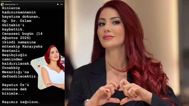 Gazeteci Erhan Çelikin boşanma aşamasındaki eşi Özlem Gültekin hayatını kaybetti
