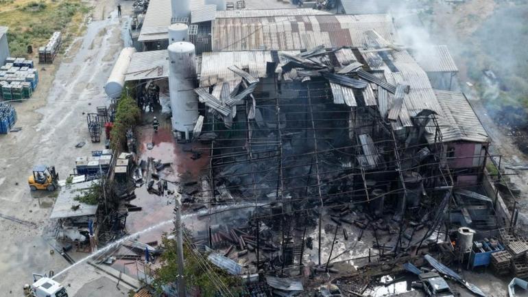 Manisada dolum tesisinde patlama 2 kişi öldü, 2 kişi yaralandı