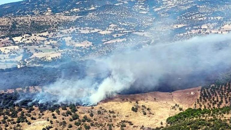 Haberler peş peşe geldi Alevlerle havadan ve karadan mücadele