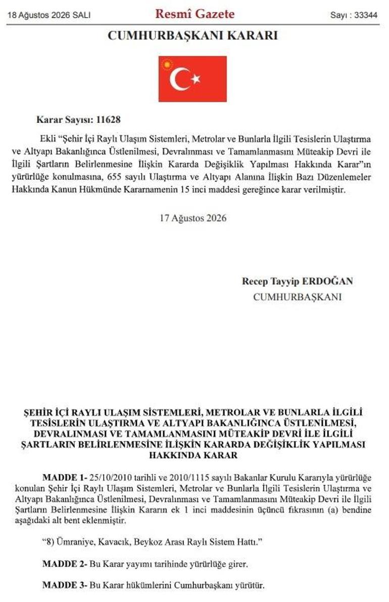 İstanbula yeni metro hattı geliyor: 3 büyük ilçe birbirine bağlanacak