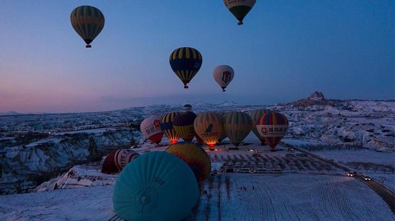Avrupanın kış rotalarında zirve Kapadokyanın