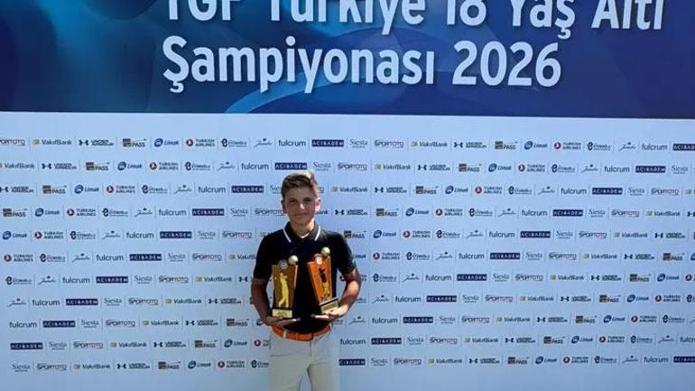 Türkiye 18 Yaş Altı Golf Şampiyonası’nda Kaan Albayrak iki birincilik elde etti