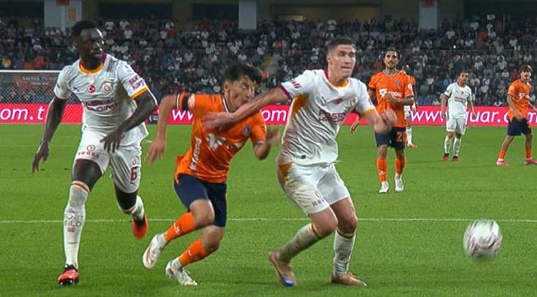 Başakşehir-Galatasaray maçının tartışmalı pozisyonlarını eski hakemler yorumladı Penaltı için yeterli değil