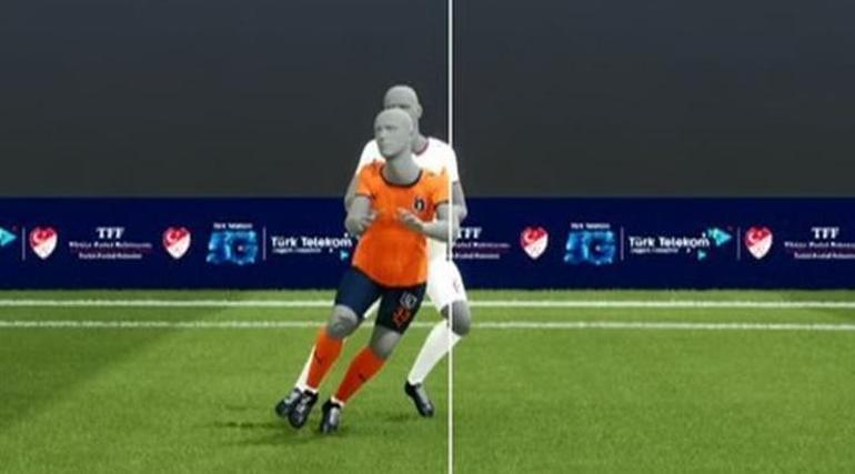 Başakşehir-Galatasaray maçının tartışmalı pozisyonlarını eski hakemler yorumladı Penaltı için yeterli değil