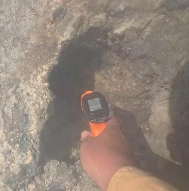 Tendürek Dağının kraterine inildi, görüntüler paylaşıldı: Dehşet verici bir manzara