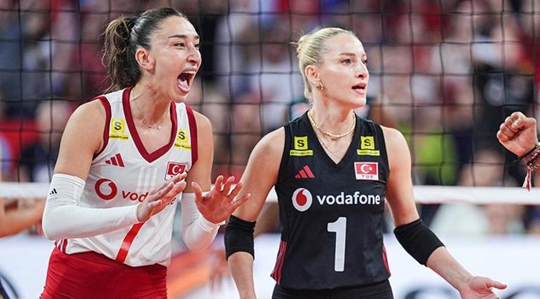 Atatürkün kızları Avrupa Şampiyonu Filenin Sultanları bir kez daha tarih yazdı