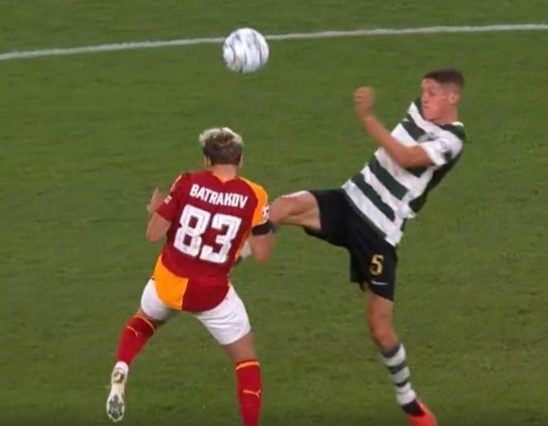 Galatasaraydan kırmızı kart itirazı Maça damga vuran pozisyon