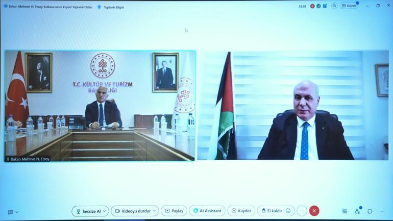 Türkiye ve Filistin’den kültürel mirası korumak için iş birliği