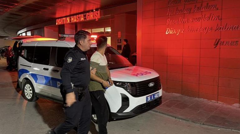 Eşi tarafından zorla tutulduğu kamyonetin kapısını açıp kendini yola attı