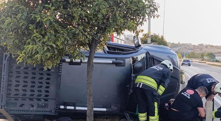 Tekirdağ’da film gibi olay İçinde çocuk varken otomobili kaçırdı: Önce yayaya, ardından 2 araca çarptı