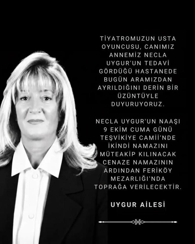 Hayatını kaybeden Necla Uygur’un son röportajı yürek burktu: Sıra bende