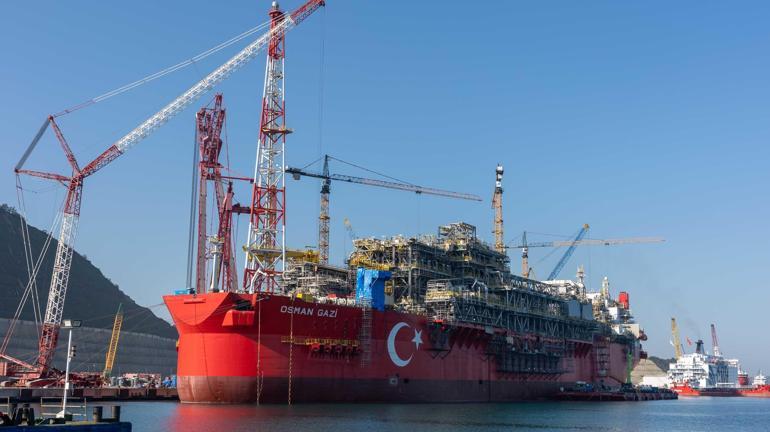 Mavi Vatan’ın dev platformu göreve çıkıyor Osman Gazi ile Karadeniz gazında üretim ikiye katlanacak