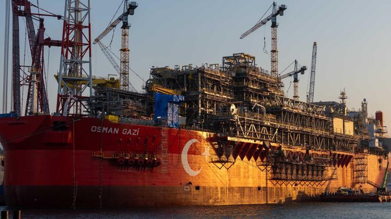 Mavi Vatan’ın dev platformu göreve çıkıyor Osman Gazi ile Karadeniz gazında üretim ikiye katlanacak