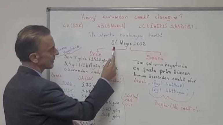 SGK Uzmanı Emin Yılmaz 2008 öncesi ve sonrası işe girenler için tek tek anlattı: Emeklilikte 2.520 prim günü önemli