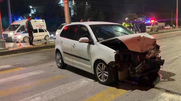 Aksaray’da feci kaza 4 araç birbirine girdi: 3 yaralı