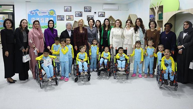 Emine Erdoğan Semerkant’ta Özel gereksinimli çocuklar için önemli adım