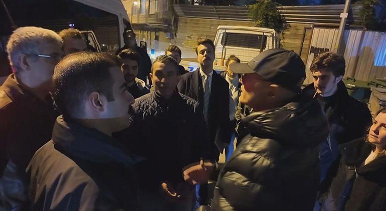 Kadıköyde 3 bina için acil tahliye kararı Ev sahipleriyle ekipler arasında gerginlik