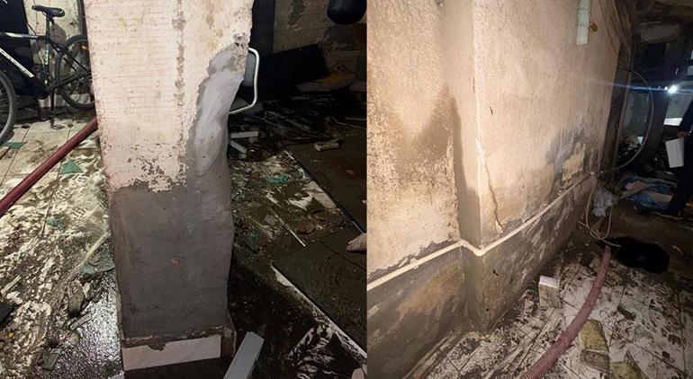 Kadıköyde 3 bina için acil tahliye kararı Ev sahipleriyle ekipler arasında gerginlik