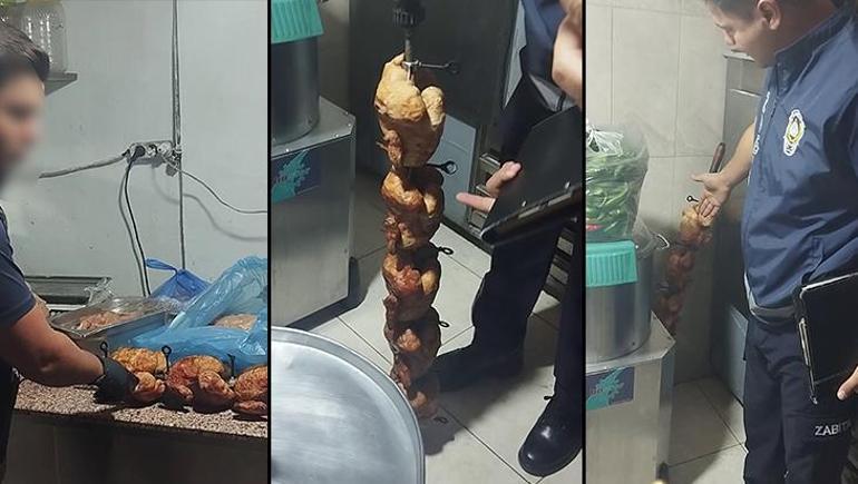 Hatayda restoranda mide bulandıran görüntüler Vatandaşlara yedirilmeye hazırlanan bozuk tavuklar ele geçirildi