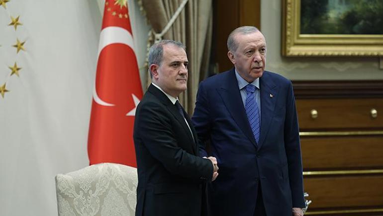 Cumhurbaşkanı Erdoğan, Azerbaycan Dışişleri Bakanı Bayramovu kabul etti
