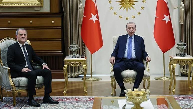 Cumhurbaşkanı Erdoğan, Azerbaycan Dışişleri Bakanı Bayramovu kabul etti