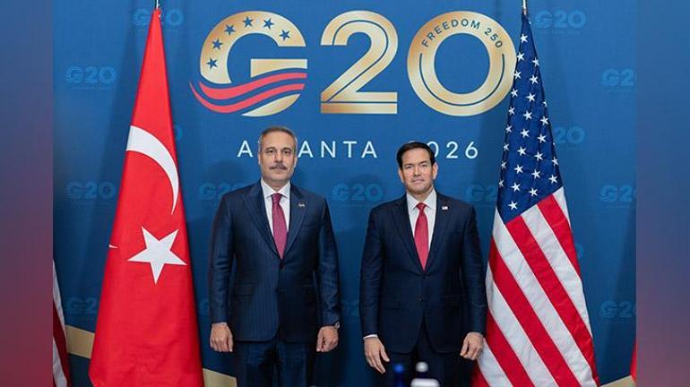 Atlantada kritik temas Dışişleri Bakanı Hakan Fidan ve ABDli mevkidaşı Marco Rubio ile görüştü