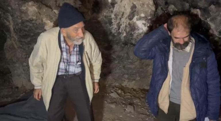 İnsanlardan uzaklaşıp Uludağda mağarada yaşıyordu 83 yaşındaki babasından sürpriz ziyaret
