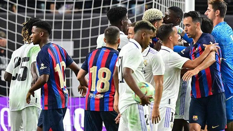 Real Madrid-Barcelona maçında saha karıştı Erling Haaland, Manchester City ile şova başladı